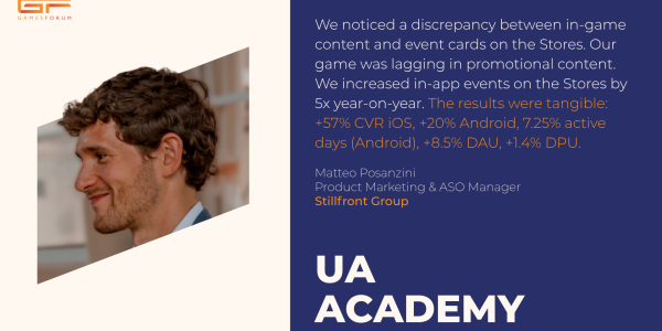 UA Academy: Matteo Posanzini on Cracking the Code of Cross-Platform MMOs and Smart ASO  image