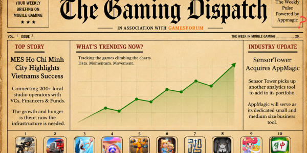 The Gaming Dispatch: MES HCMC, SensorTower x AppMagic, SEGA Losses, Grand Games Investment, Wooga Layoffs, Roblox x Savvy, Pixel Federations Success image