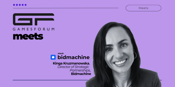 Gamesforum Meets: Kinga Kruzmanowska, Director of Strategic Partnerships, Bidmachine image